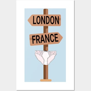 I See London I See France silly childhood rhyme design Posters and Art